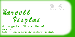 marcell viszlai business card